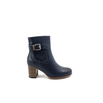 Botine dama din piele naturala, Leofex - 072 Blue Box