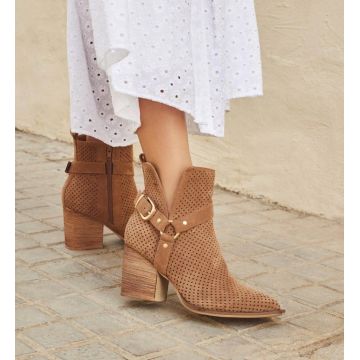 Botine dama Talnah Camel