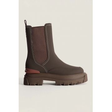 Hoff botine LAKE TOPO femei, culoarea maro, cu platforma, 22425001 LAKE