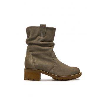 Botine 1-25489-43 Gri - Piele naturala