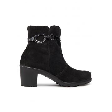 Botine dama - 30314892837 - Piele naturala - Negru