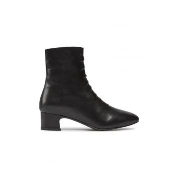 Botine dama - 303531 - Piele naturala - Negru