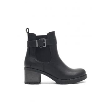 Botine dama - 590486 - Sintetic - Negru -