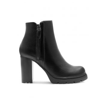 Botine dama - 590486296206136 - Sintetic - Negru