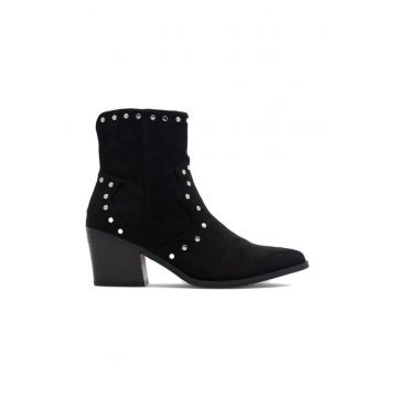 Botine dama - 590559 - Textil - Negru