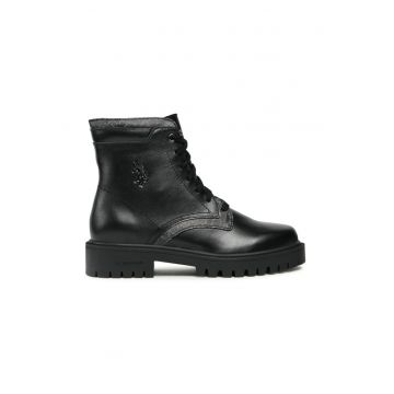 Botine dama - US POLO ASSN - 303154 - Piele ecologica - Negru