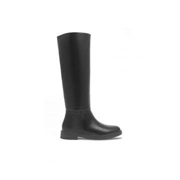 Botine dama - 590558811658538 - Piele ecologica - Negru