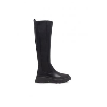 Botine dama - 590558807108236 - Piele ecologica - Negru