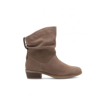 Botine dama - 590559 - Piele naturala - Bej -